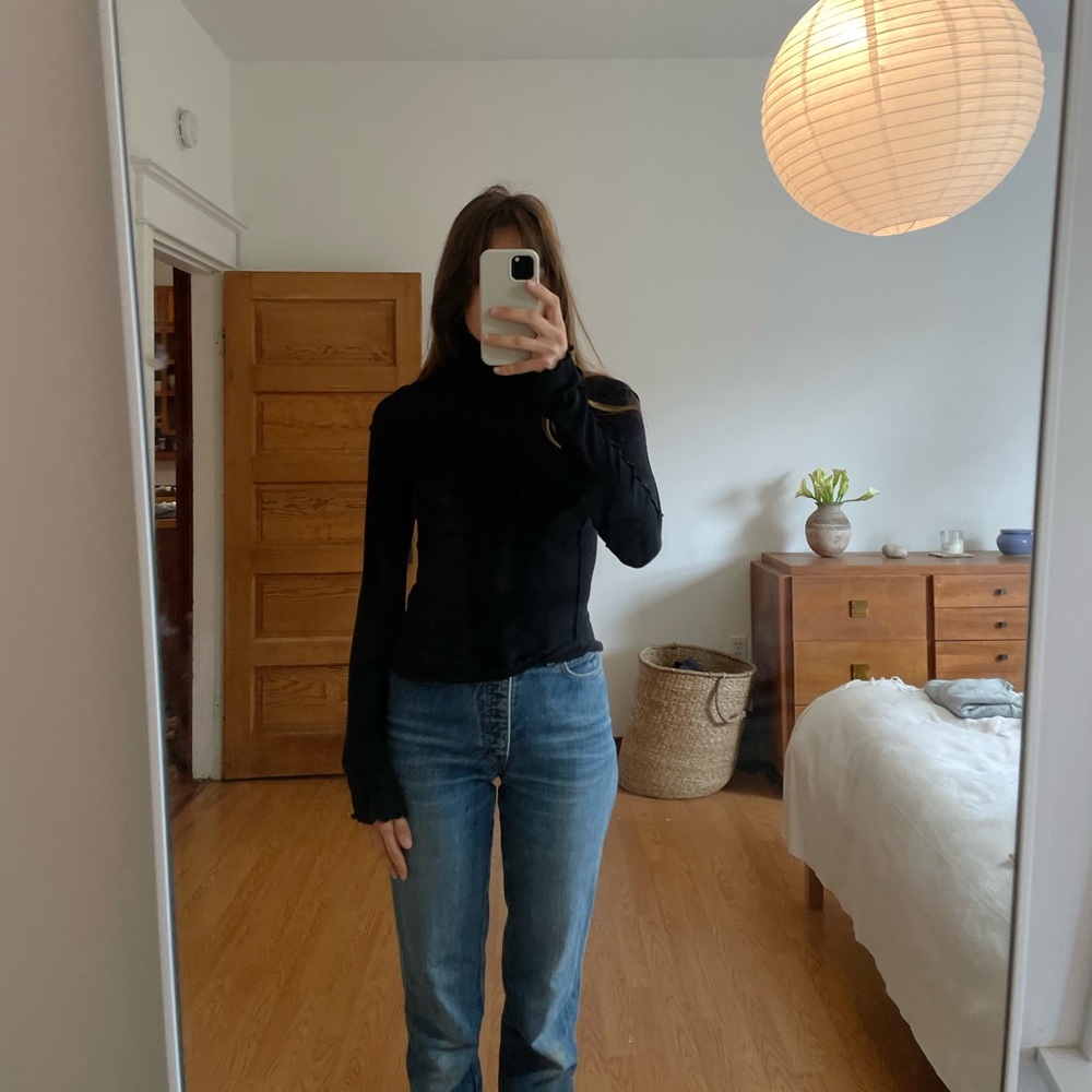 Baserange Black Omato Turtleneck